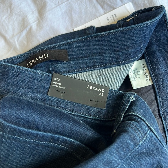 NWT: J BRAND Stormy super skinny zipper jeans sz 31 - Picture 5 of 7